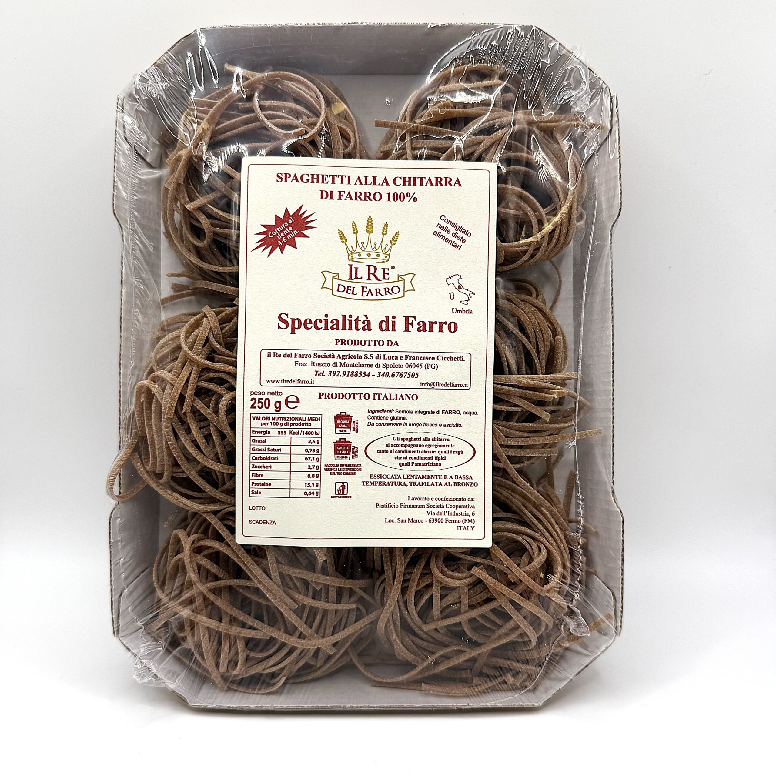 Specialita di Farro: Spaghetti alla chitarra