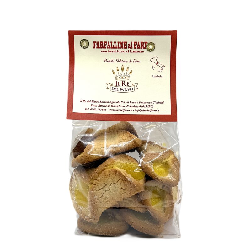 Farfalline al Farro con farcitura al Limone