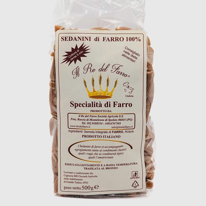 Specialita di Farro: Pasta Sedanini